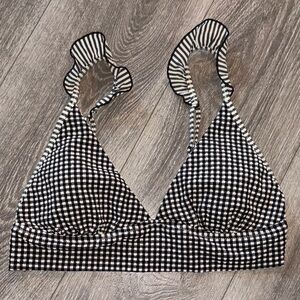 Aerie swim Black and White top